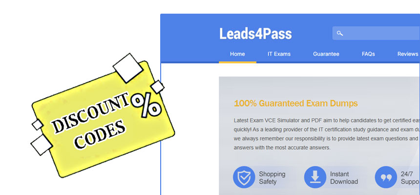 Leads4Pass discount code